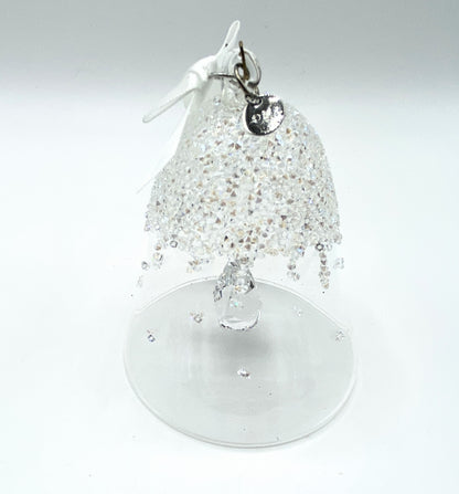 Swarovski Crystal Glass Christmas Bell Ornament 2015 Annual Edition XN29