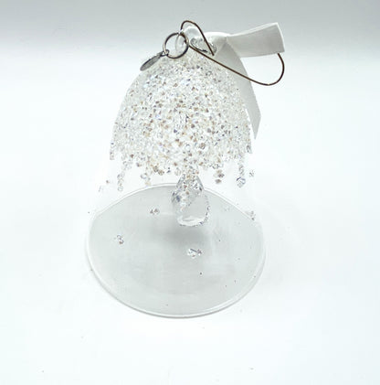 Swarovski Crystal Glass Christmas Bell Ornament 2015 Annual Edition XN29