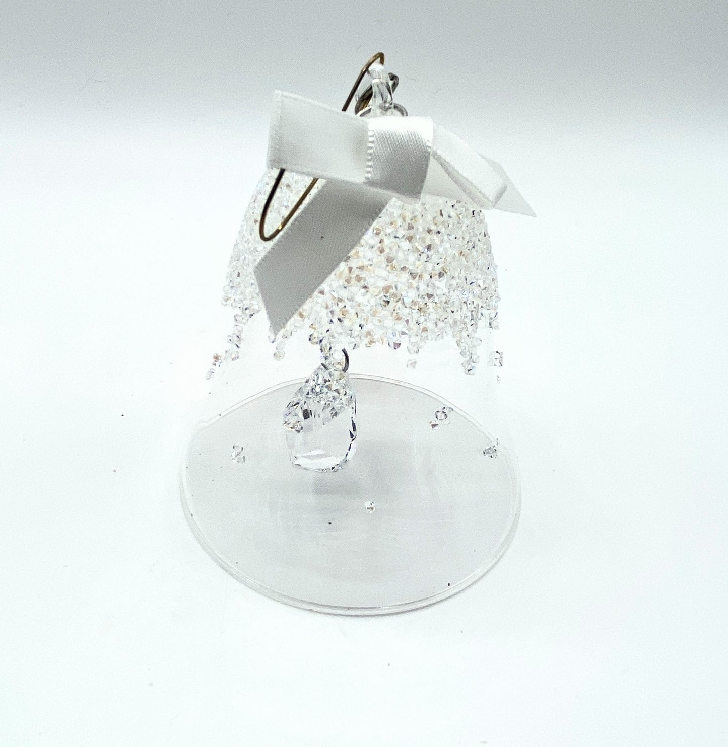 Swarovski Crystal Glass Christmas Bell Ornament 2015 Annual Edition XN29