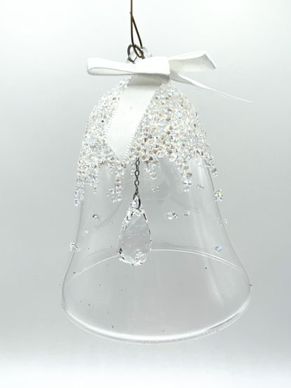 Swarovski Crystal Glass Christmas Bell Ornament 2015 Annual Edition XN29