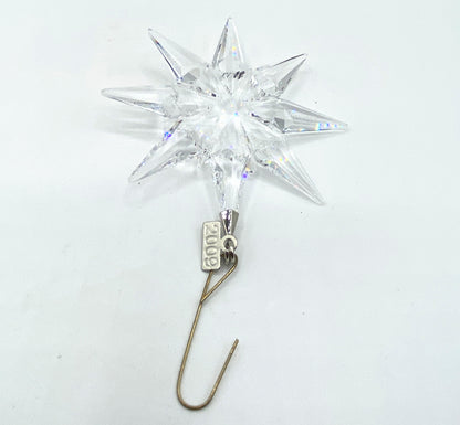 2009 Swarovski Crystal Christmas Ornament Star/snowflake 0983702 XN33