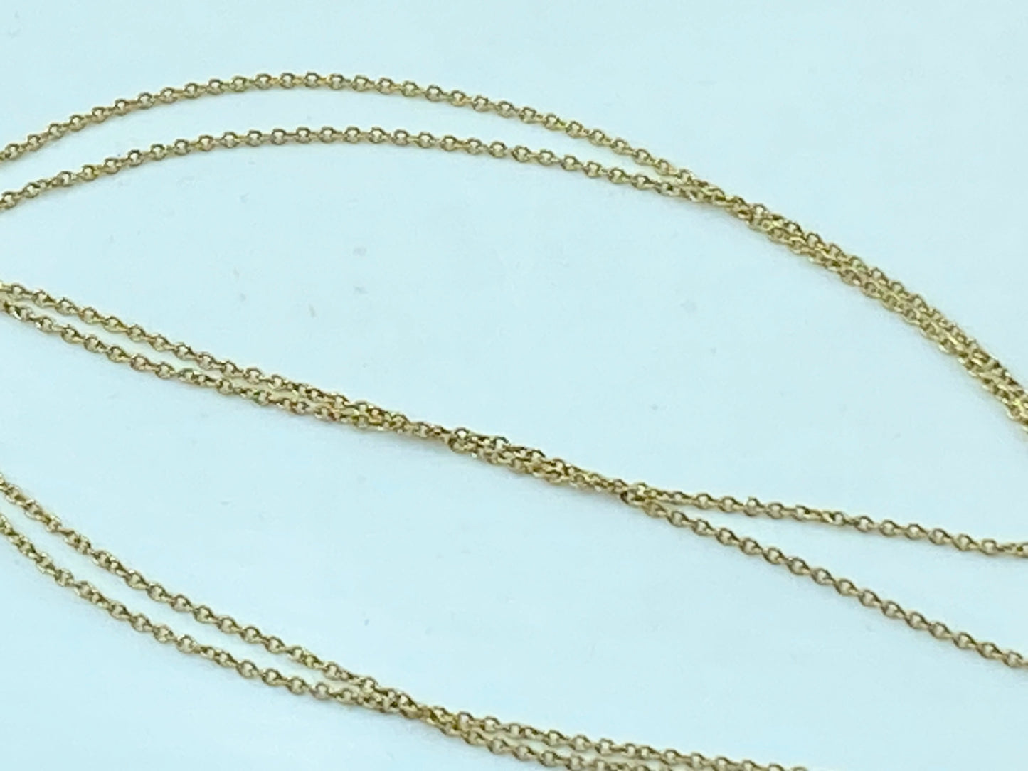 Tiffany & Co. 18K yellow gold Diamond Key pendant necklace 3.3g 24.25" JR930