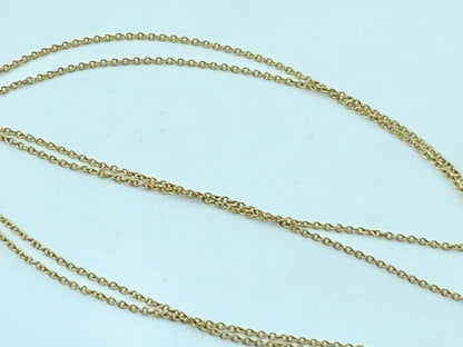 Tiffany & Co. 18K yellow gold Diamond Key pendant necklace 3.3g 24.25" JR930