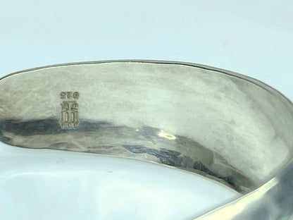 James Avery 925 Sterling Silver "Hammered" Divina Cuff Bracelet Retired JR931