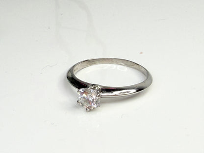 Vintage Tiffany & Co Platinum Diamond Solitaire Ring 0.46ct VS1 E JR1463