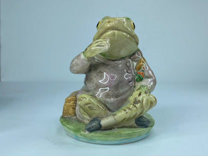 Beatrix Potter's Mr Jeremy Fisher Frog Figurine 950 Beswick England