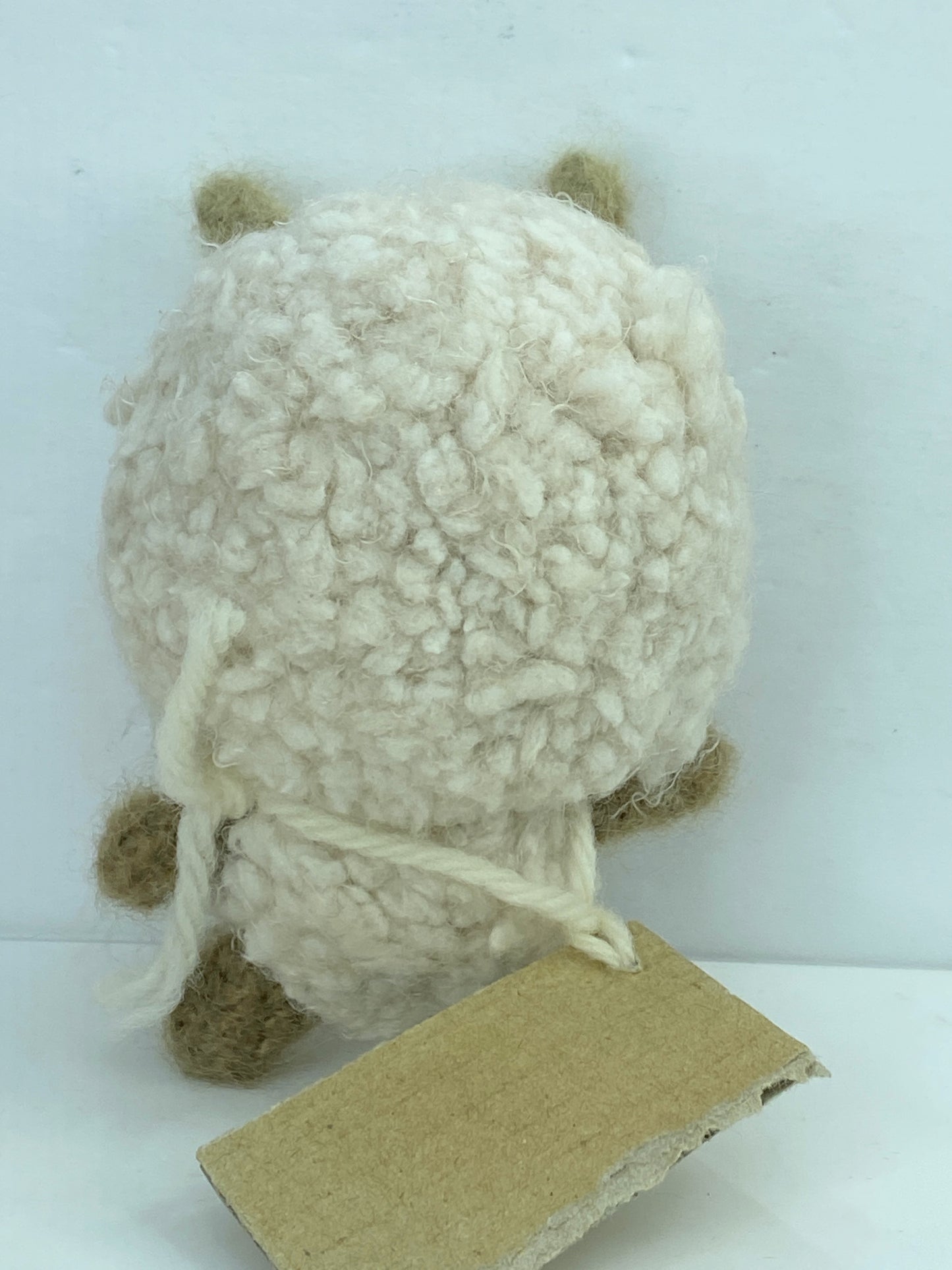 Japan handmade wool felt little "Kaoru" wild sheep doll 4 3/4" x 3 1/4" A390