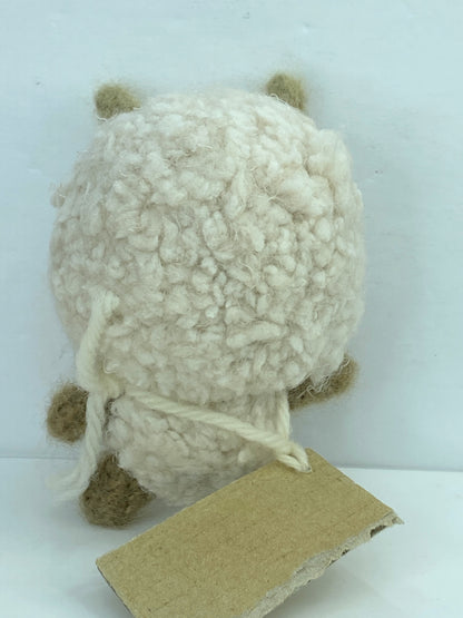 Japan handmade wool felt little "Kaoru" wild sheep doll 4 3/4" x 3 1/4" A390