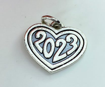 James Avery sterling Silver 2023 Heart charm 3.0g JR9618