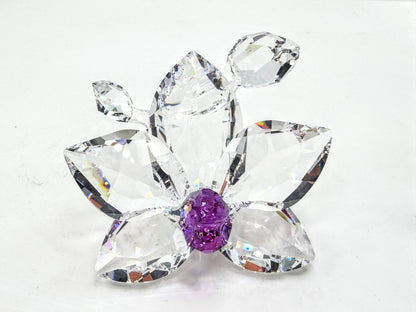 Swarovski Crystal Orchid Purple Pink Center Retired Michael Stamey COA A332