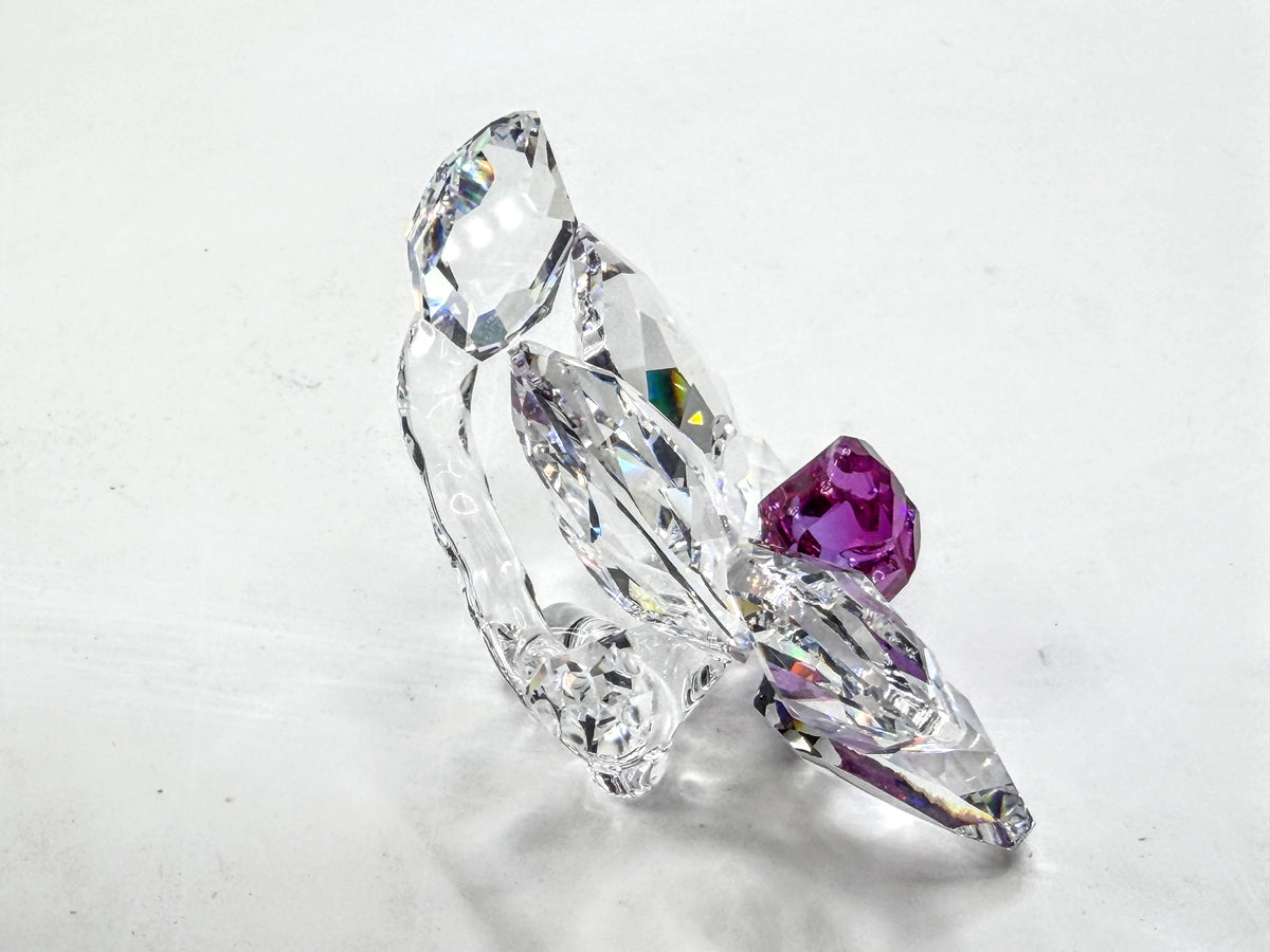 Swarovski Crystal Orchid Purple Pink Center Retired Michael Stamey COA A332