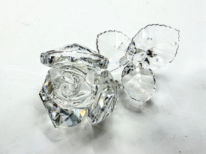 Swarovski Silver Crystal Orchid Flower Figurine Retired w/ Certificate S335