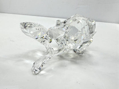 Swarovski Silver Crystal Orchid Flower Figurine Retired w/ Certificate S335