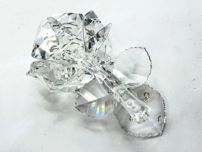 Swarovski Silver Crystal Orchid Flower Figurine Retired w/ Certificate S335