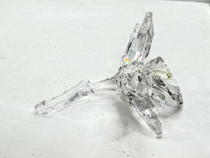 Swarovski Crystal Orchid Yellow Center Flower Retired Michael Stamey COA S336