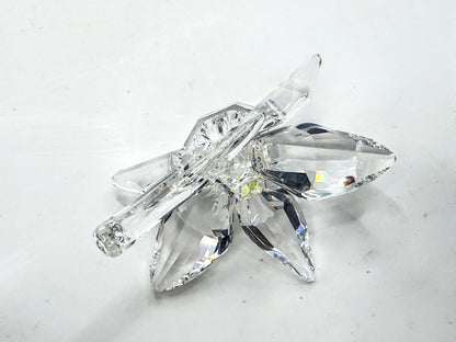 Swarovski Crystal Orchid Yellow Center Flower Retired Michael Stamey COA S336