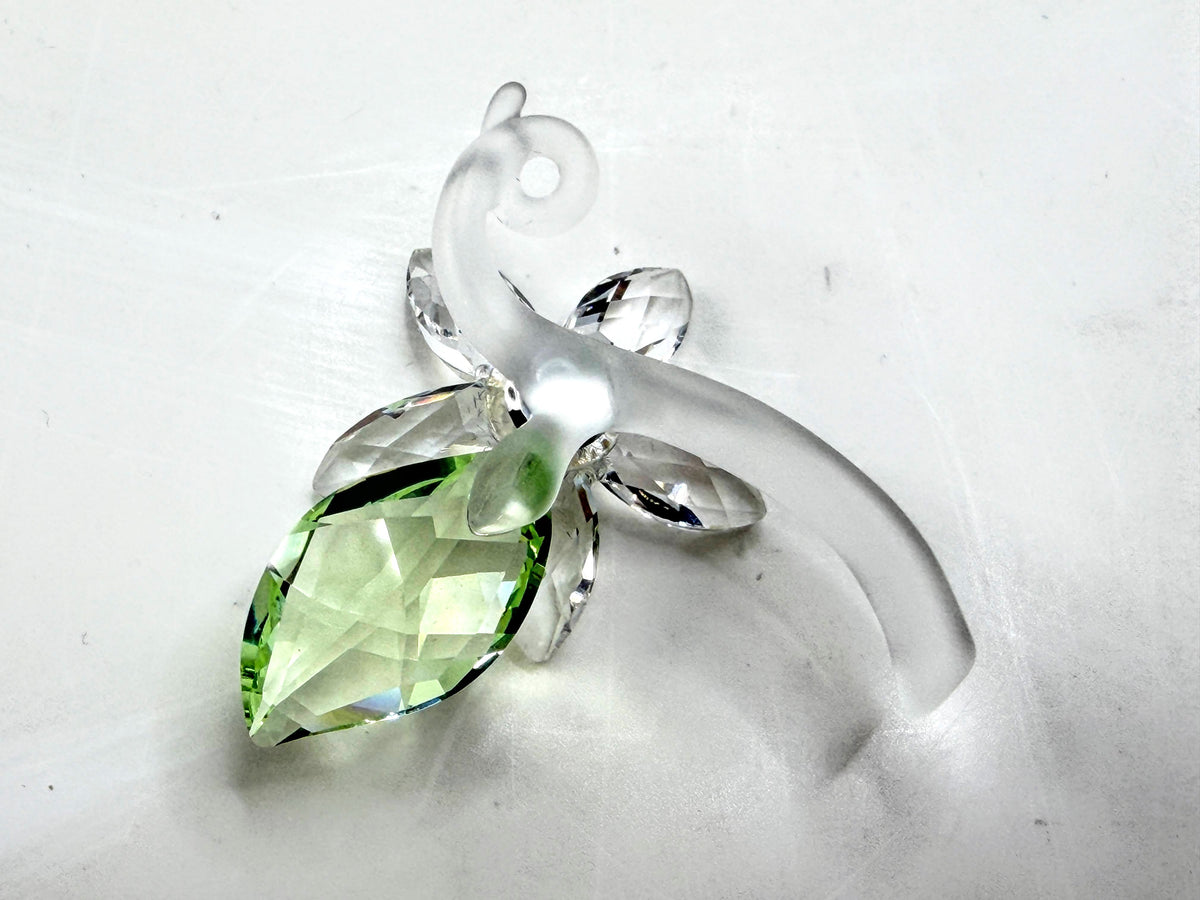 Swarovski Crystal Jasmine Blossom & SCS Wild Flower Retired Set of 2 COS S337