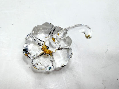 Swarovski Crystal Jasmine Blossom & SCS Wild Flower Retired Set of 2 COS S337