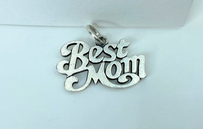 Show her who's best with a sterling silver charm that expresses your truest feelings, carefully crafted to remind her that she'll always be number one. Sterling silver approx. 22.0 x 13.8mm, weight 2.3 grams