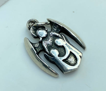 James Avery Sterling silver Guardian Angel Charm 25mm 4.0g JR939