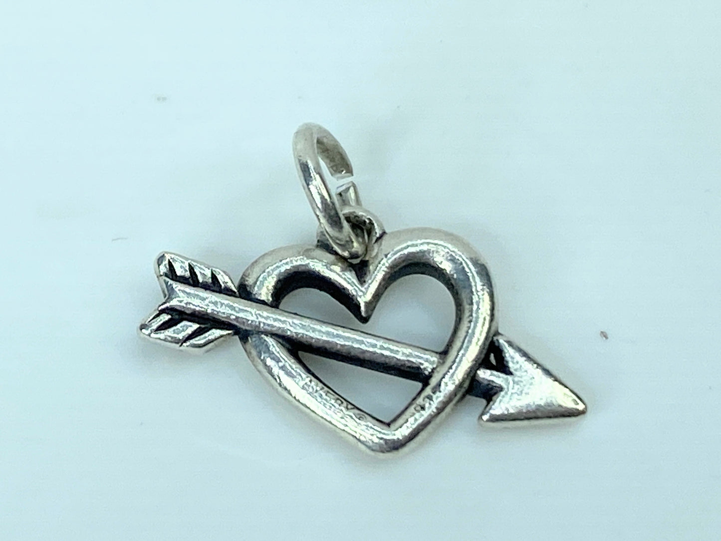 James Avery Sterling silver Loves Arrow Charm original ring 18.8mm JR940