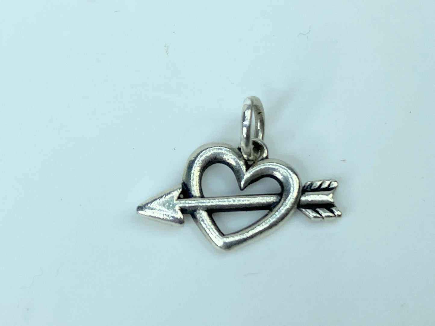 James Avery Sterling silver Loves Arrow Charm original ring 18.8mm JR940