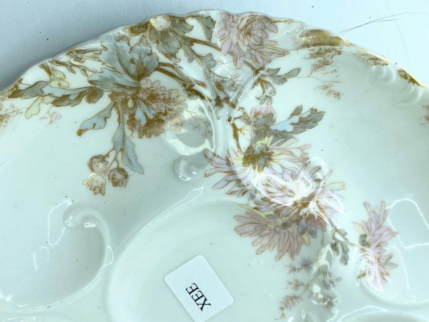 Antique Haviland Limoges Oyster Plate Davis Collamore & Co Broadway 21st St A394