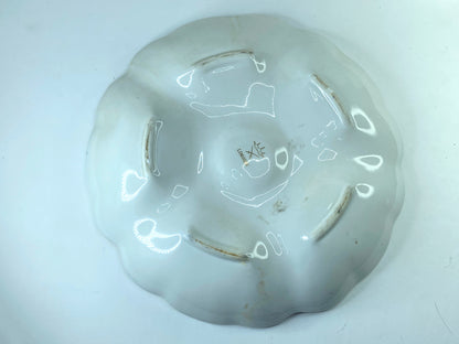 Limoges Vivid Cobalt Blue Ombre Wash Rich Textural Gilding Depicts Sea Life A404