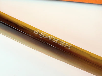 Vintage Hermès Buffalo Horn Hair Stick Hair Pin w Original Box GS778