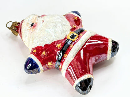 Christopher Radko Vintage Star Santa Resin Christmas Ornament Holiday XN135