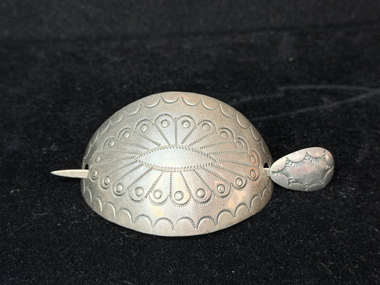 Native American Navajo sterling 925 silver Hair BARRETTE hair pin SS254