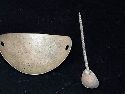 Native American Navajo sterling 925 silver Hair BARRETTE hair pin SS254