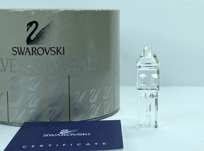 SWAROVSKI Crystal Figurine, City Tower, (7474 NR 000 002) 1.75" MIB SO5