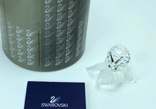 Swarovski Crystal: 196501 Snail on Vine Leaf Box S07