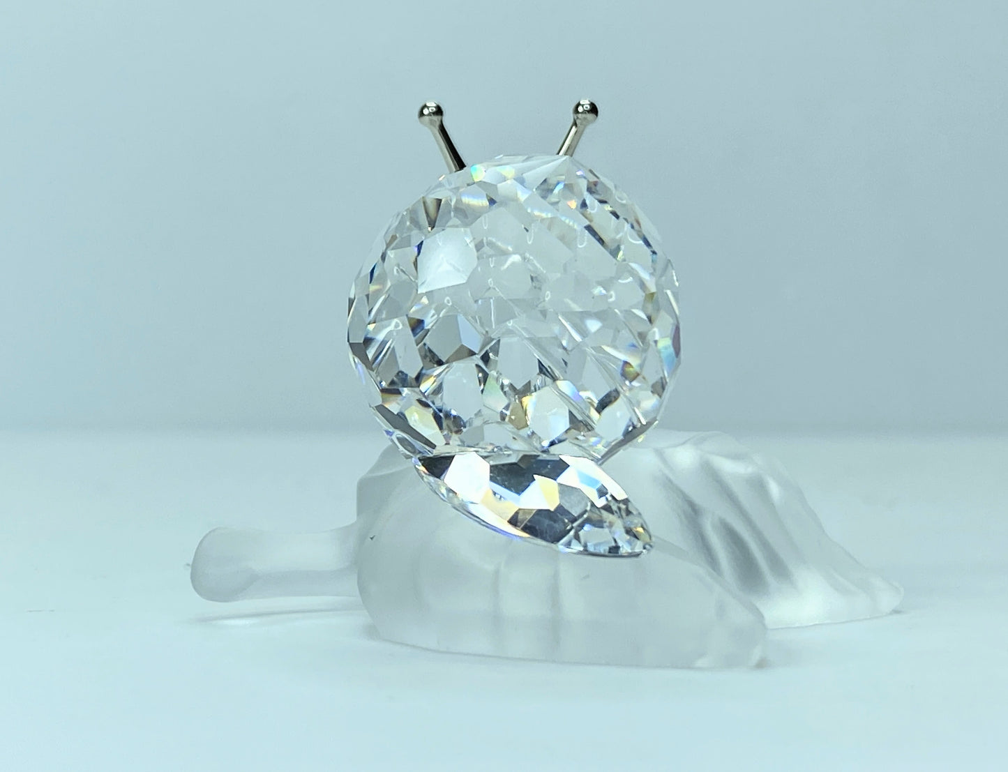 Swarovski Crystal: 196501 Snail on Vine Leaf Box S07