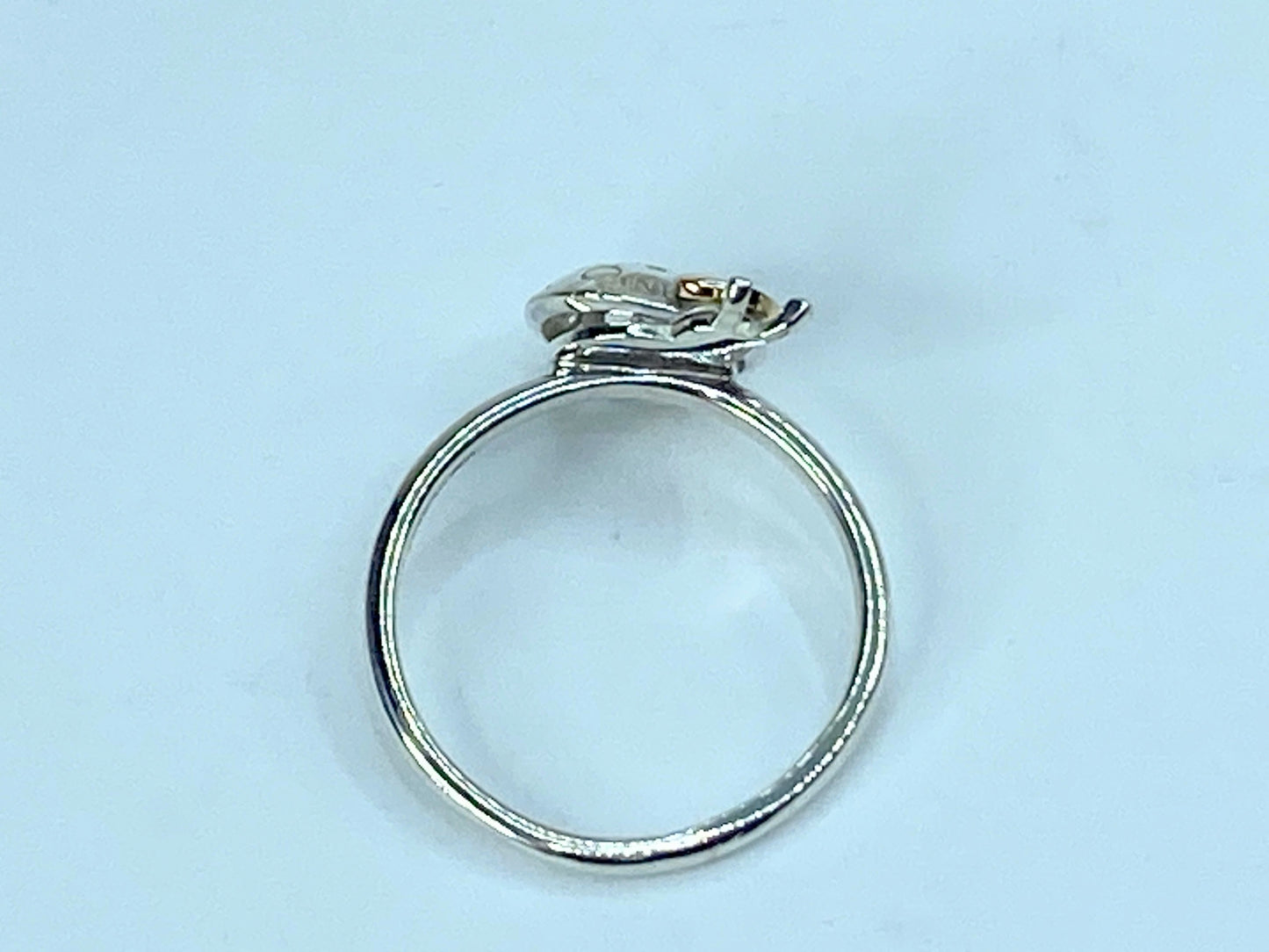 Tiffany & Co. 18K Sterling silver Two-Tone Love Bugs Ladybug Cocktail Ring JR957