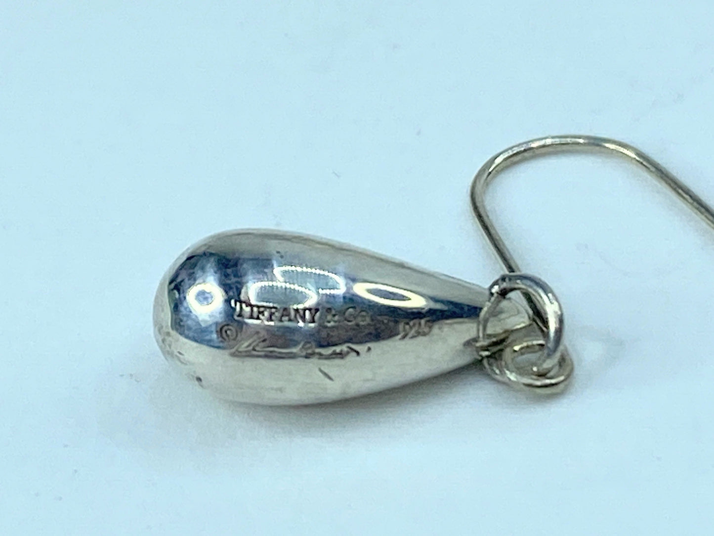 Tiffany & Co. sterling silver Teardrop dangle earrings 25mm JR958