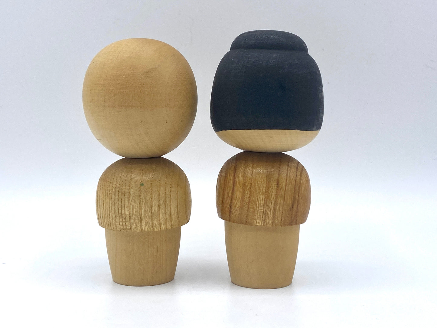 Creative Series Les poupées kokeshi (小芥子) "Matching pair" unique couple 4"