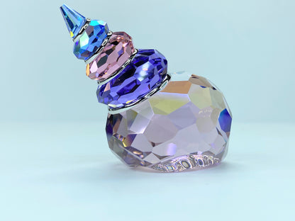 Swarovski Crystal Corunna Blue Violet Shell w/box S13