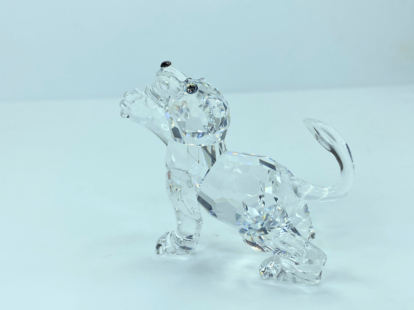 Swarovski Austria Clear Crystal Lion Cub Figurine with box S14