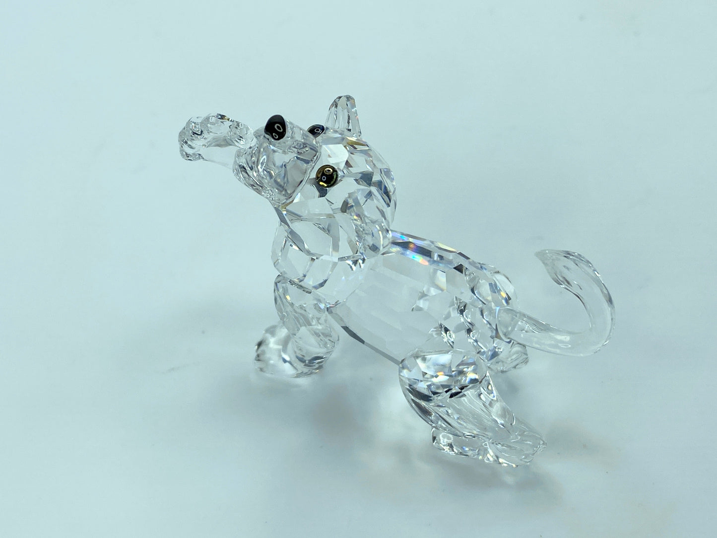 Swarovski Austria Clear Crystal Lion Cub Figurine with box S14