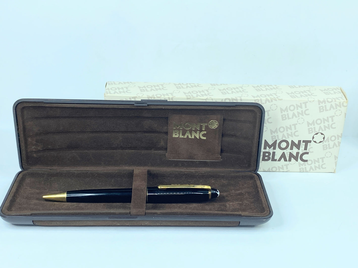 Mont Blanc Meisterstuck Luxury Classique Gold Trim Ballpoint Pen w/box ST001