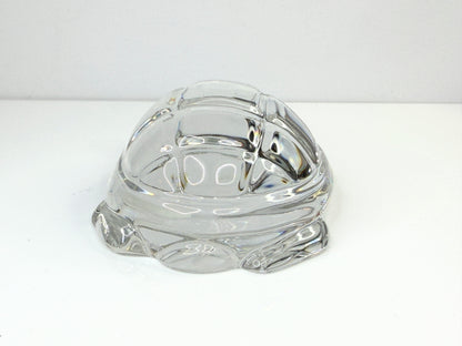 Baccarat France Crystal Turtle Paperweight Art Glass Sculptural Desk Object A860