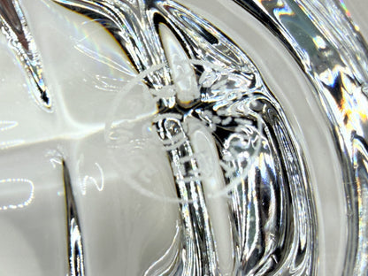 Baccarat France Crystal Turtle Paperweight Art Glass Sculptural Desk Object A860