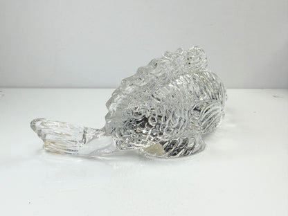 Vintage Baccarat Caprille Fish Clear Crystal Figurine France Art Glass A861
