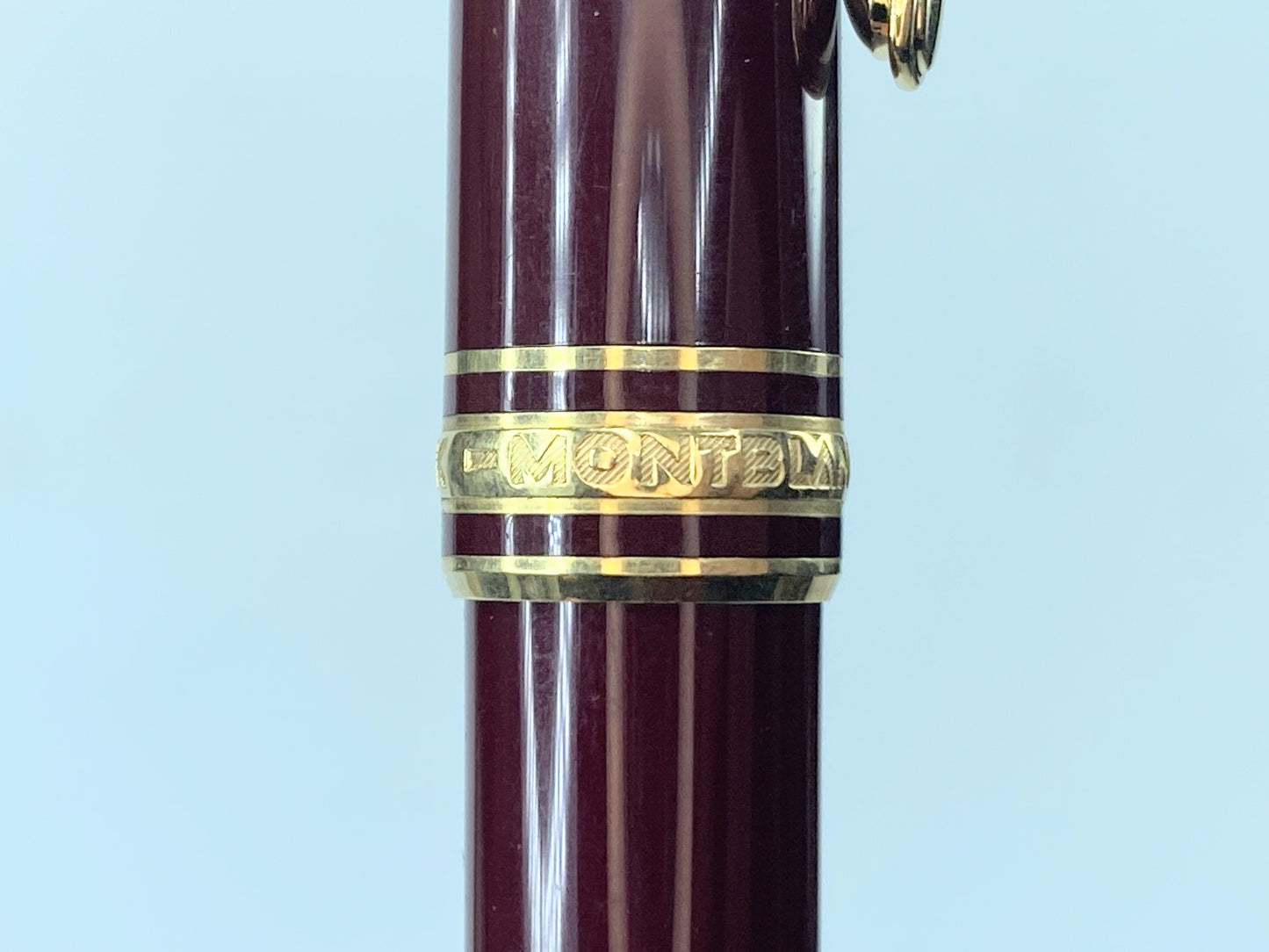 Montblanc Ballpoint Pen Bordeaux Burgundy Made In West Germany