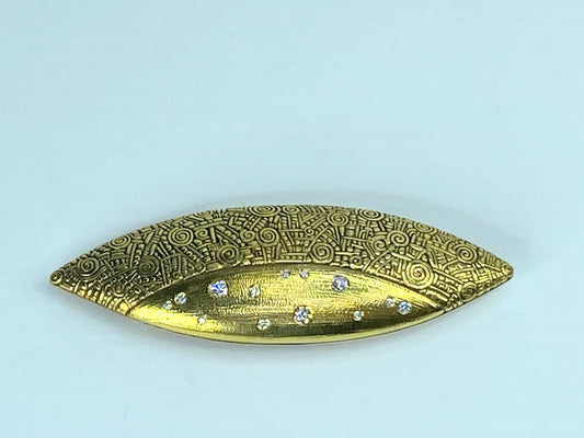 Alex Sepkus 18K Yellow Gold and 0.32ct Diamond brooch