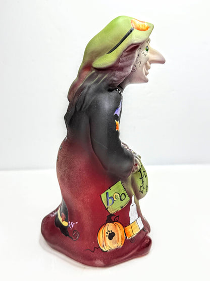 Fenton Kim Barley 2025 Happy 31 Halloween Witch Limited Edition Mint XN162