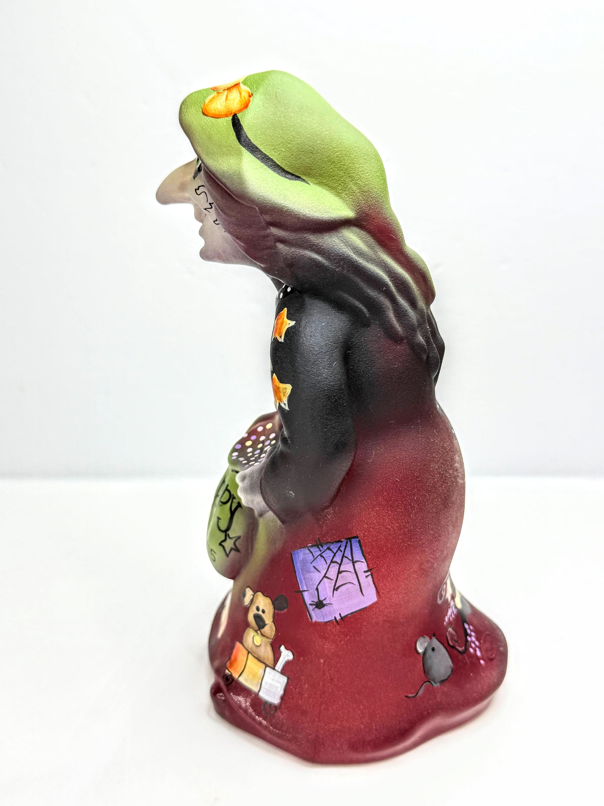 Fenton Kim Barley 2025 Happy 31 Halloween Witch Limited Edition Mint XN162