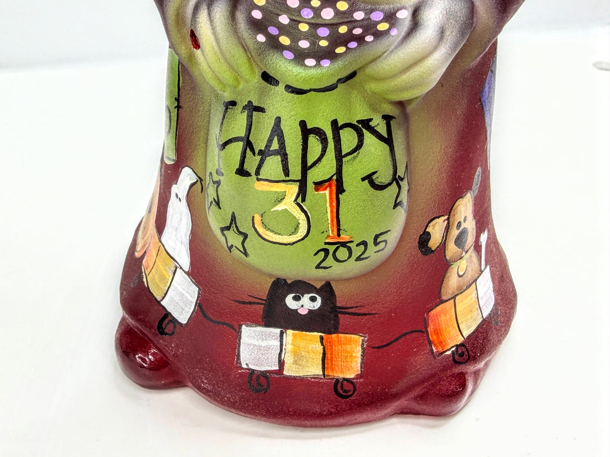 Fenton Kim Barley 2025 Happy 31 Halloween Witch Limited Edition Mint XN162